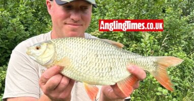 Big roach landed from tricky gravel pit