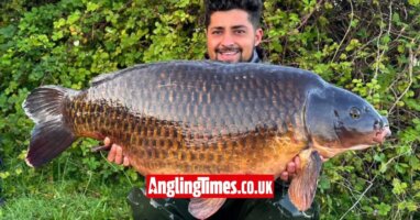 Angler catches monster carp he saw 8 years ago