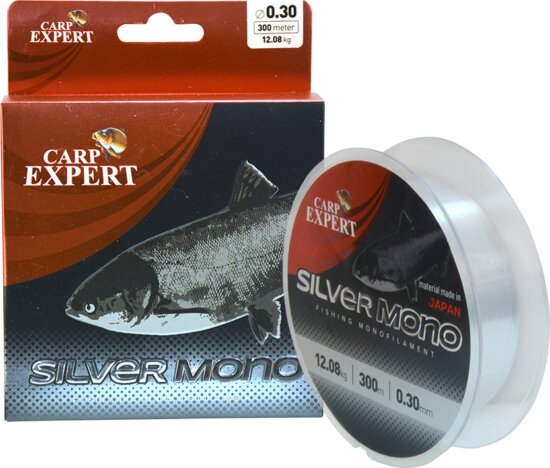 Carp Expert Silver Carp 300M/Spool Transparent 0.30mm