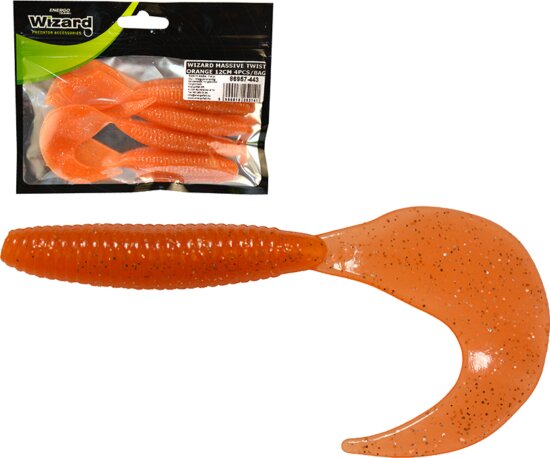 Wizard Massive Twist Orange 12Cm 4db/cs
