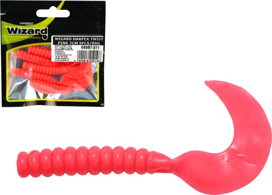 Wizard Harpex Twist Pink 7Cm 5db/cs
