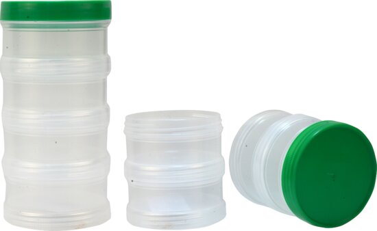 Csavaros Műanyag Doboz 4 db-Os Átm:55mm