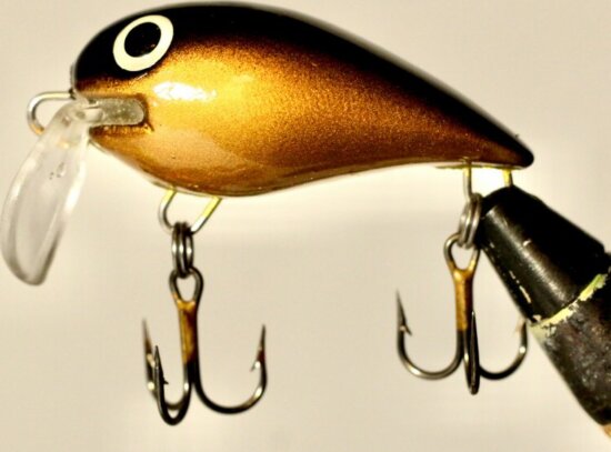 Mike's Mamut wobbler 50 mm 14 gr Black Gold Fekete Arany süllyedő sinking