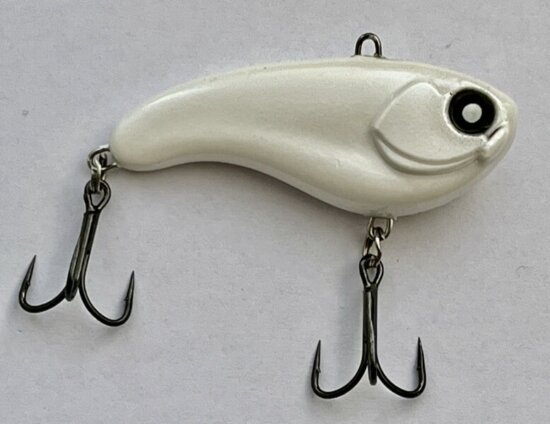 Mike's Shad wobbler 66 mm 22 g Ghost Gyöngyház Mikro Zörgős