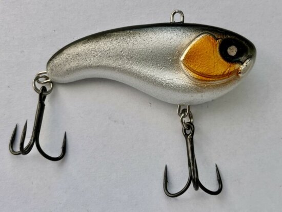 Mike's Shad wobbler 66 mm 22 g Silver Ezüst Mikro Zörgős