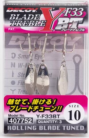 Hármas Horog Decoy Spinner Blade Y-F33Bt #10