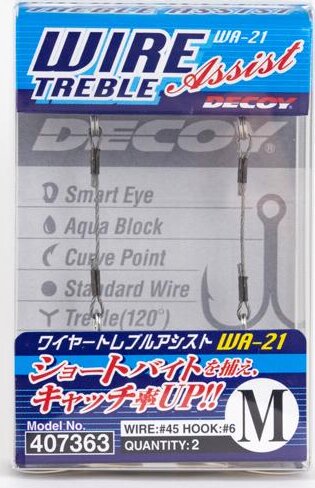 Ragadozó Előke Hármas Horoggal Decoy Wa-21 S #8