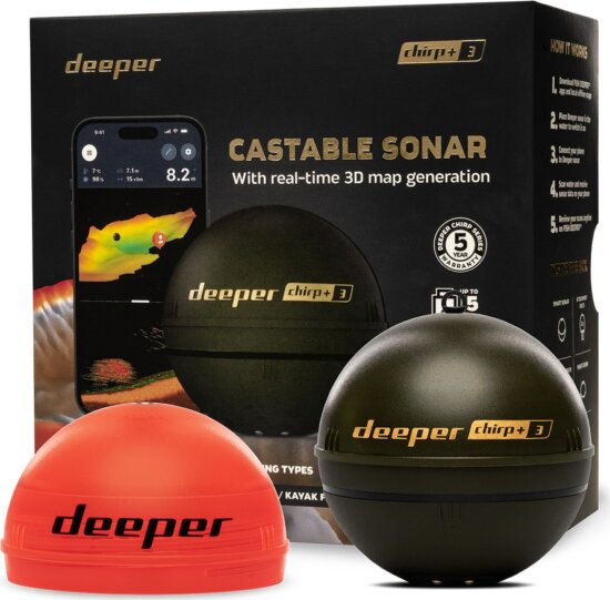 Deeper Smart Sonar Chirp+3 Halradar