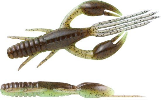 OSP DOLIVE CRAW 2" 5cm TW107 Green Pumpkin Chart 10/plic
