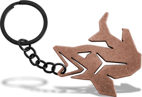 Sörnyitós kulcstartó Delphin PIKENER (bronz)