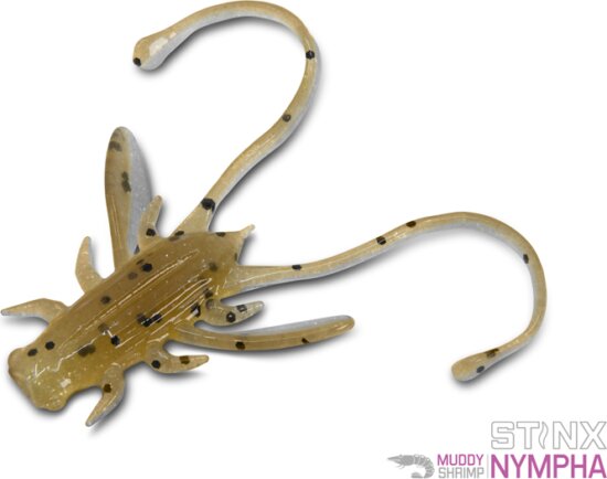 Műcsali Delphin B! Stinx NYMPHA / 20 db (2.5cm / MUDDY)