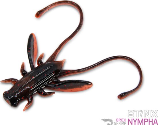 Műcsali Delphin B! Stinx NYMPHA / 20 db (2.5cm / BRICK)