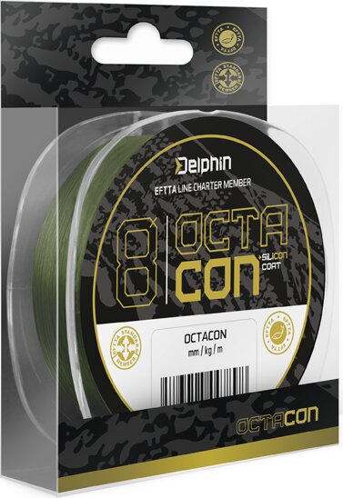 Delphin OctaCON / zöld (0,10mm 6,2kg 135m)