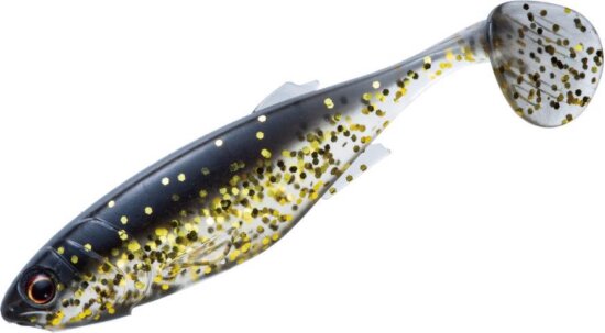 Major Craft Stabi Shad Fat 4" 10.2cm #004 Black Gold