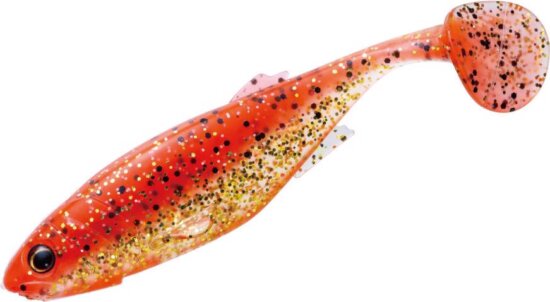 Major Craft Stabi Shad Fat 4" 10.2cm #003 Orange Gold