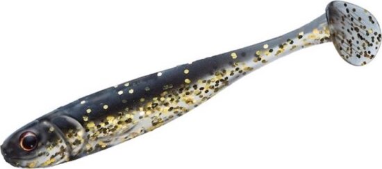 Major Craft Stabi Shad Slim 4" 10.2cm #004 Black Gold