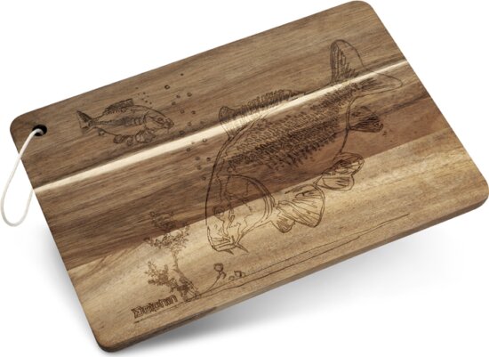 Delphin CarpBOARD Dekoratív konyhai vágódeszka