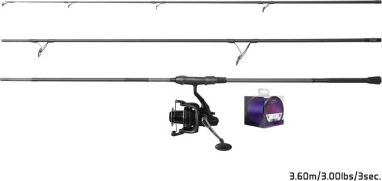 Pontyozó szett Delphin CorsaBLACK NERO (360cm/3 rész + 8T + 0,30mm)