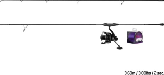 Pontyozó szett Delphin CorsaBLACK NERO (360cm/2 rész + 8T + 0,30mm)