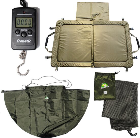FRENETIC pontykímélő szett 2cm térdeplős matrac, zsák, mérő és mérleg