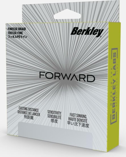 Berkley FORWARD pergető zsinór 0.08 mm 3.9 kg 150m fluo sárga - FLG nanofil zsinór finom pergetéshez