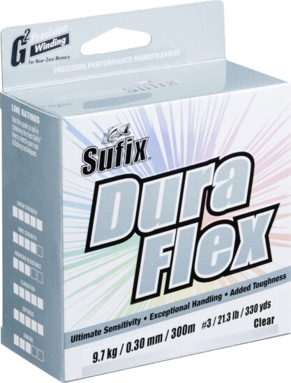 Sufix DURAFLEX 150M CLEAR 0,16mm 3,1kg