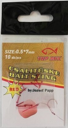 Top Mix Red Csalitüske Waftersekhez, 0,5x7mm