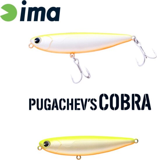 Ima Pugachevs Cobra 90 90mm 12g 202 Chartback Pearl