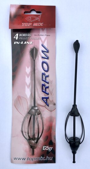 Top Mix Négybordás arrow method feeder kosár, 65g