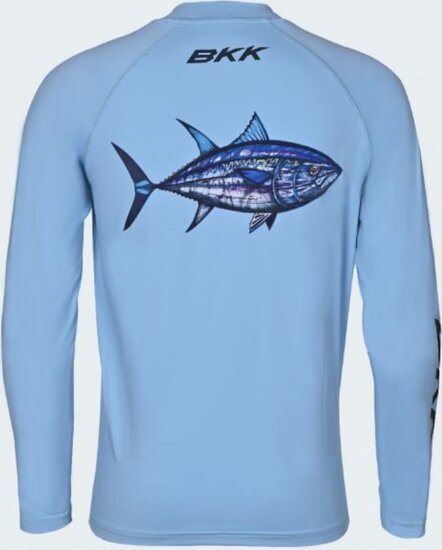 BKK LONG SLEEVE PERFORMANCE SHIRT - TUNA - LIGHT BLUE M