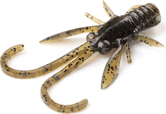 FISHUP Baffi Fly 1.5" (10pcs.), #043 - Watermelon Brown/Black