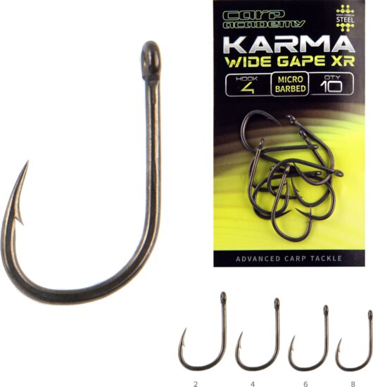 Carp Academy KARMA Wide Gape XR 6 10db/cs