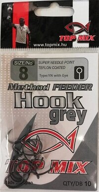 Top Mix Method Feeder horog #8 fekete