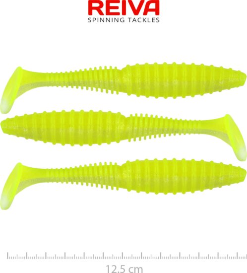 Reiva Zander Power Shad 12,5cm 3db/cs (Flash Lemonade)