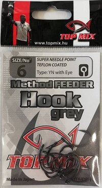 Top Mix Method Feeder horog #6 fekete