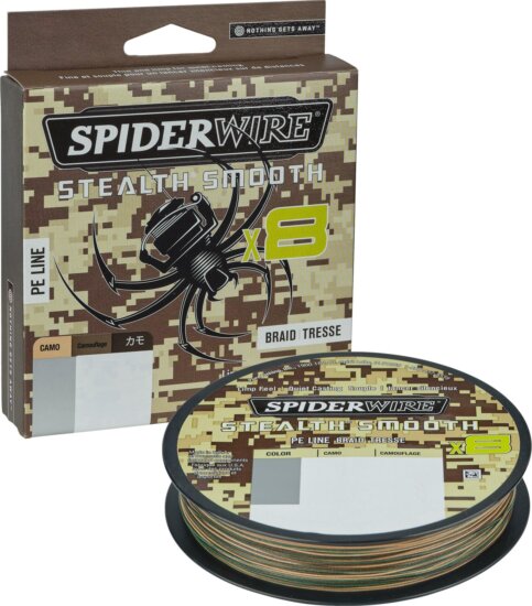 SpiderWire SS8SFS50-CSSM8 .29mm 150M 26.4Kg CAMO fonott pergető zsinór