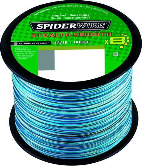 SpiderWire SS8SBK65-BLCASSM8 .33mm 2000M 38.1Kg BC fonott pergető zsinór