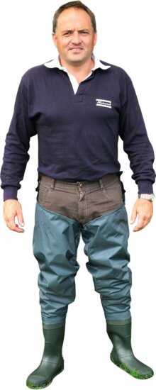 SIGMA NYLON HIP WADER 9 CLEATED SOLE