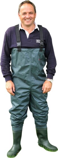 SIGMA NYLON CHEST WADER 12 CLEATED SOLE