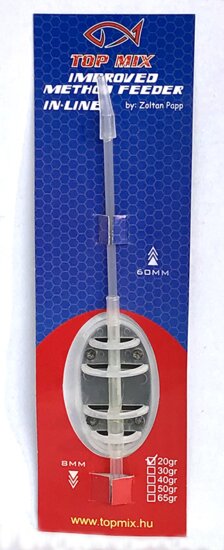 Top Mix Improved Method Feeder kosár, 20g