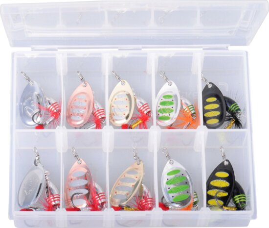 Savage Gear ROTEX SPINNER KIT 2/2/5.5G S 10 Darab körforgó villantó