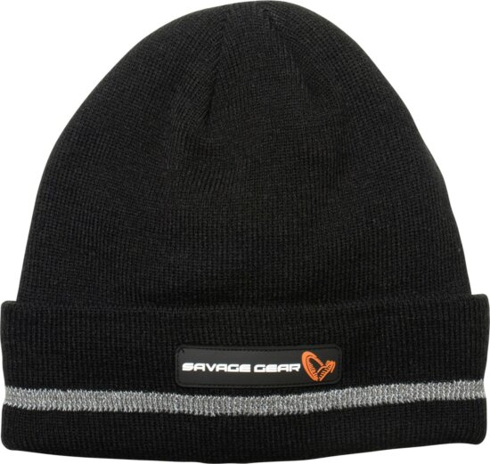Savage Gear REFLEX BEANIE ONE SIZE BLACK/REFLEX télisapka