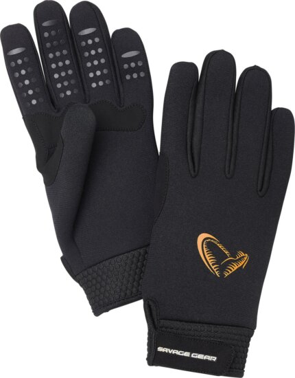Savage Gear NEOPRENE STRETCH GLOVE XL BLACK kesztyű