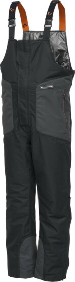 Savage Gear HEATLITE THERMO BIBS XXL BLACK INK/GREY thermokabát