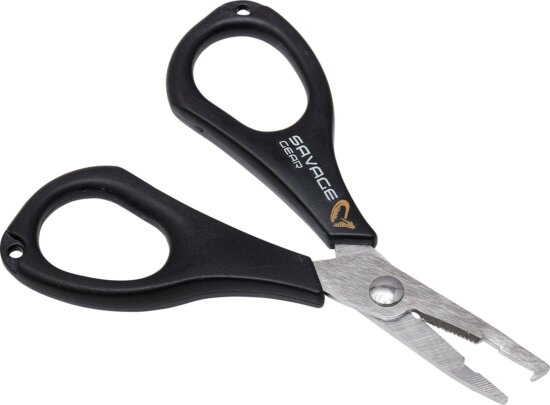Savage Gear BRAID AND SPLITRING SCISSORS 11CM kulcskarika nyitó és zsinórvágó