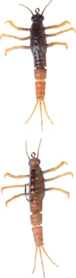 Savage Gear 3D TPE MAYFLY NYMPH 5CM 2.5G BROWN gumihal