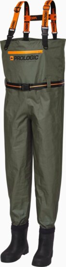 Prologic INSPIRE CHEST BOOTFOOT WADER EVA M 40-41 GREEN melles gázlócsizma