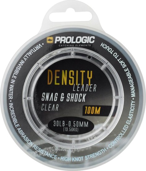 Prologic DENSITY SNAGNSHOCK LEADER 100M0.50MM CLE pontyozó monofil zsinór