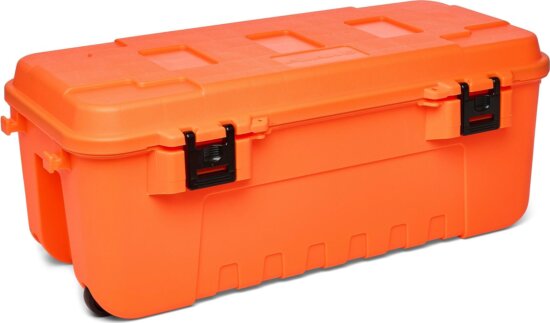 Plano Sportsman's Trunks 95,9x46,4x35,6cm, (Int. dim 88,3x40,6x34,3cm), Bl. Orange horgászláda