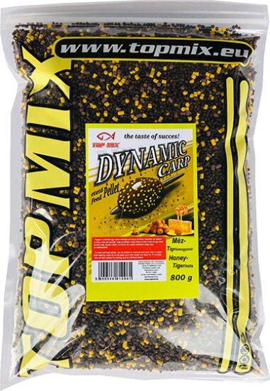 Top Mix Dynamic Carp etető pellet, Méz - Tigrismogyoró